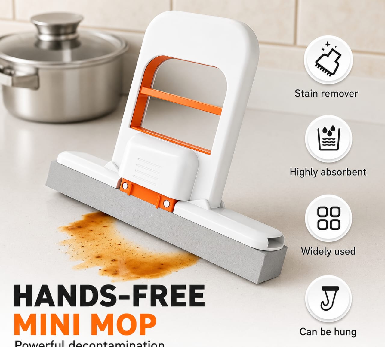 Self-Squeezing Mini Mop